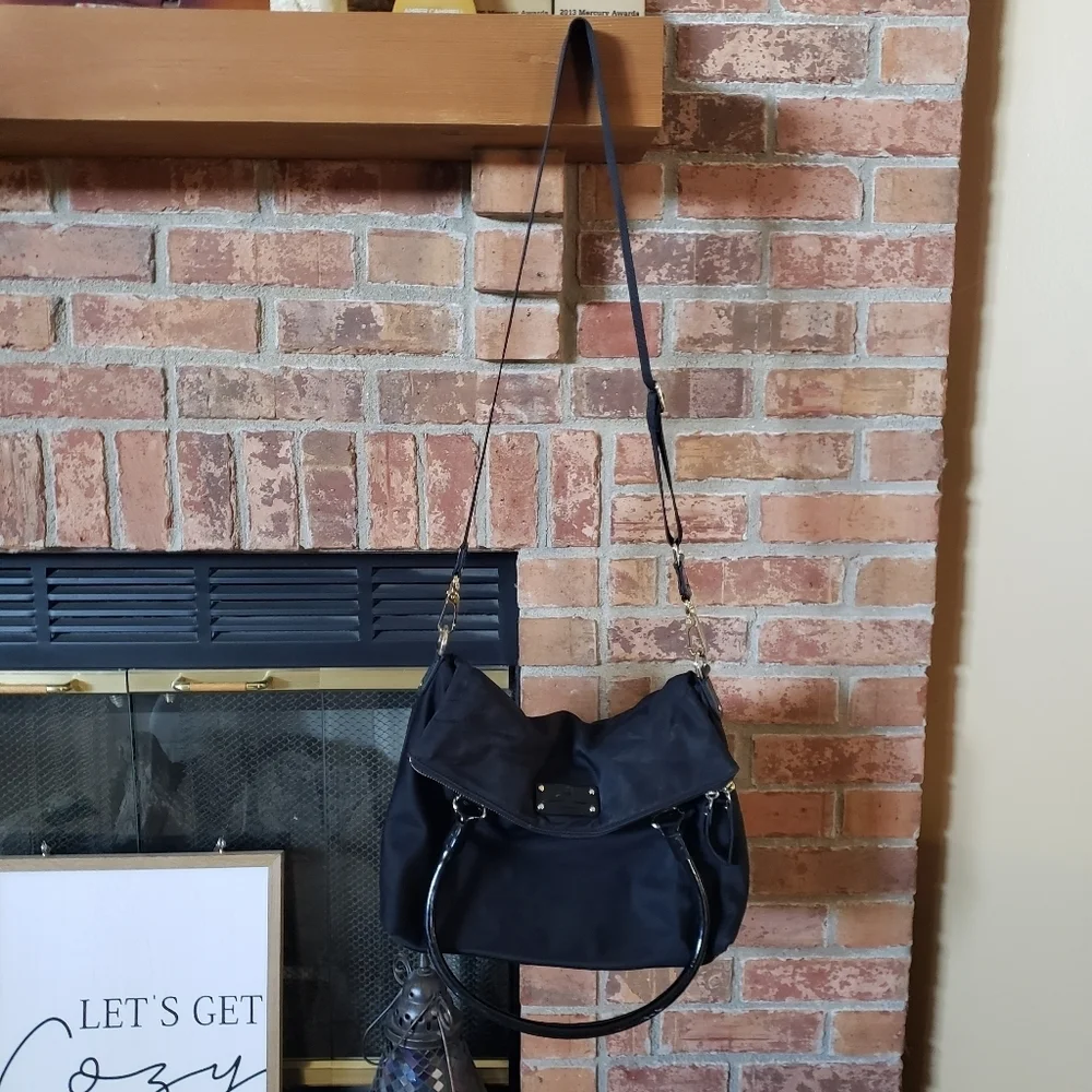 Kate Spade Carmen Basic Nylon Convertible Handbag w/ COA